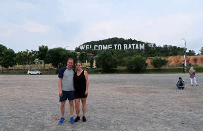 Batam Indonesië sign