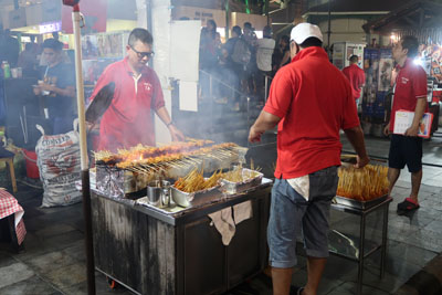 Satay Street Singapore